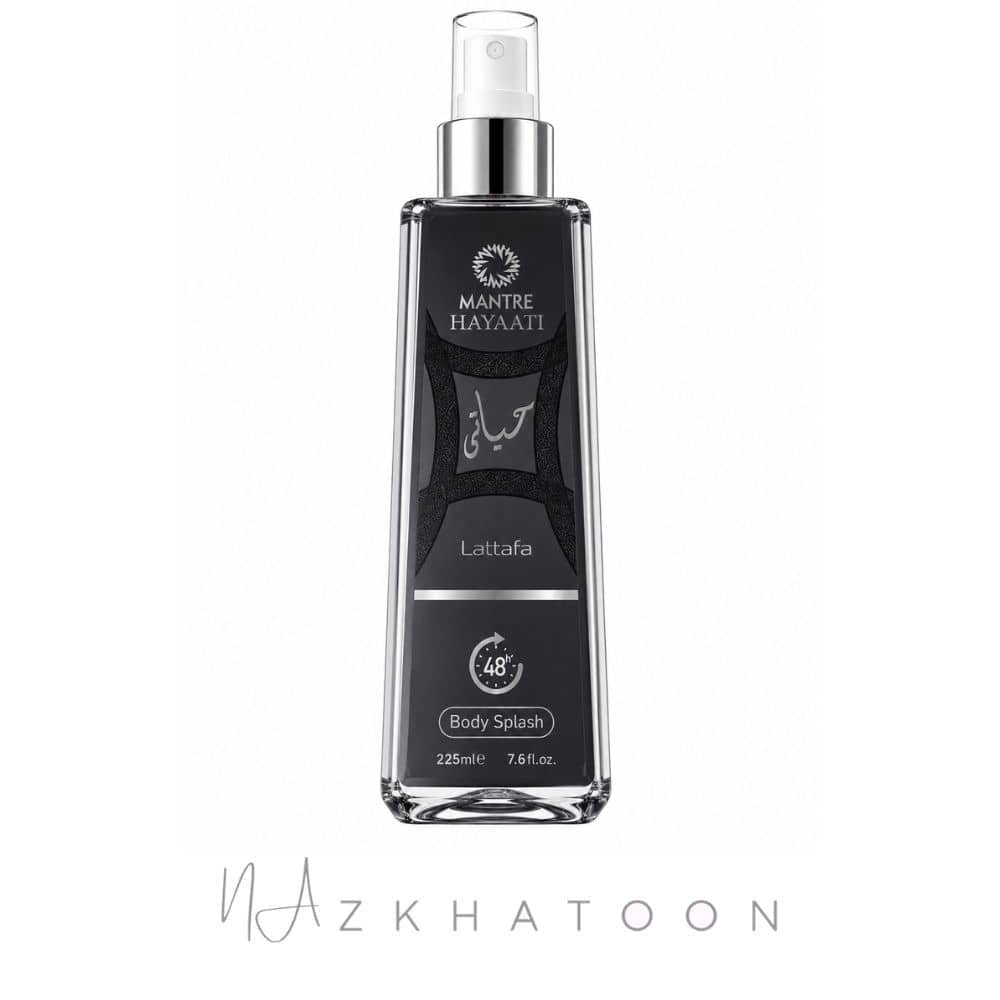 بادی اسپلش مانتره لطافه حیاتی بادی اسپلش مردانه مانتره رایحه لطافه حیاتی | MANTRE Body Splash Lattafa Hayaati - Image 1