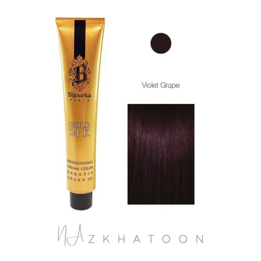 رنگ مو بیجورکا شماره 4.20 شرابی تیره (1) رنگ مو بیجورکا شماره 4.20 شرابی تیره | Bijourka Hair Color No 4.20 Dark Violet - Image 1