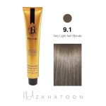 رنگ مو بیجورکا شماره 9.1 بلوند خاکستری خیلی روشن | Bijourka Hair Color No 9.1 Very Light Ash Blonde