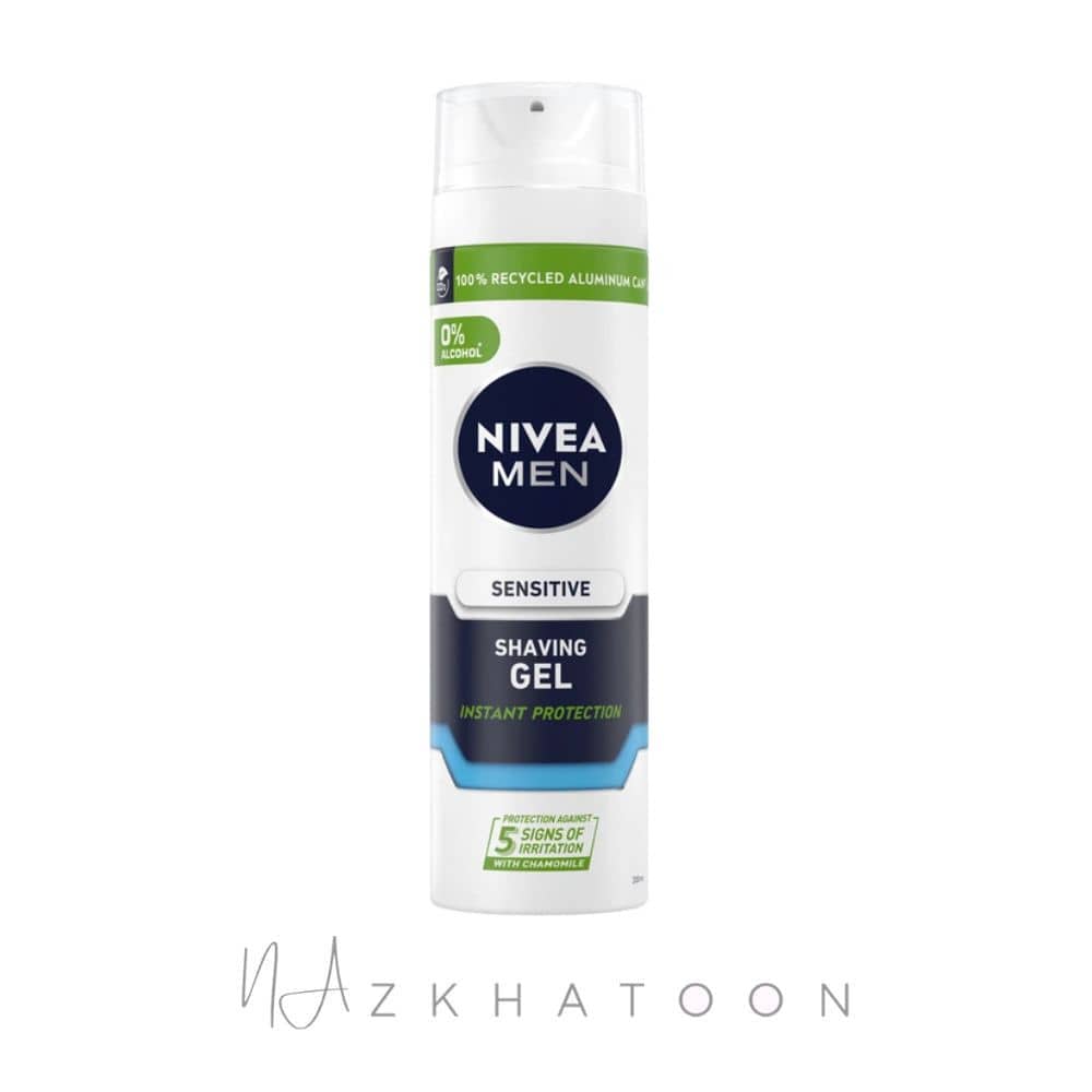 ژل اصلاح نیوآ من مدل سنسیتیو (1) ژل اصلاح نیوآ من مدل سنسیتیو | NIVEA MEN Sensitive Shaving Gel - Image 1