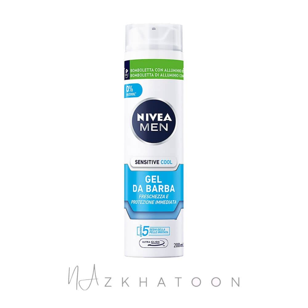 ژل اصلاح نیوآ من مدل سنسیتیو کول (1) ژل اصلاح نیوآ من مدل سنسیتیو کول | NIVEA MEN Sensitive Cool Shaving Gel - Image 1