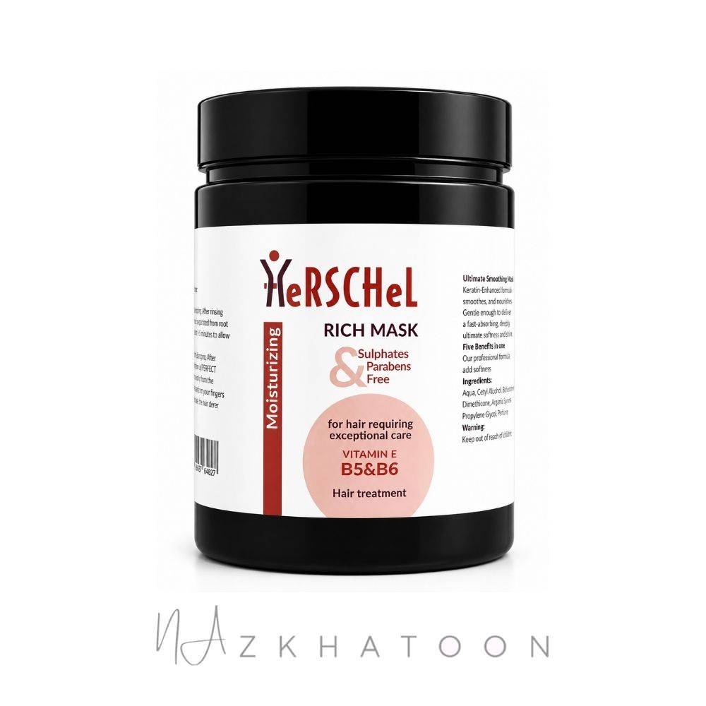 ماسک مو کراتین و روغن مارولا هرشل مدل ریچ ماسک 500میل | HeRSCHeL Rich Mask